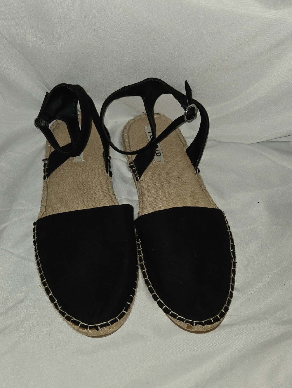 torrid Black Ankle-Strap Espadrille Flats